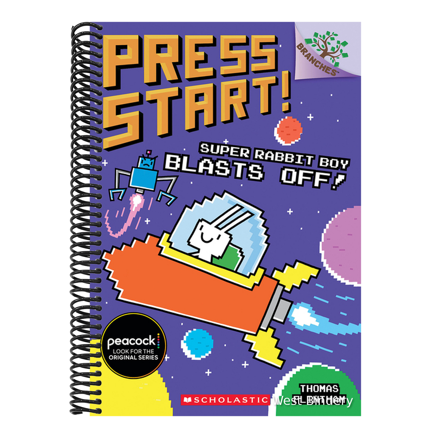 Super Rabbit Boy Blasts Off!: A Branches Book (Press Start! #5): Volume 5