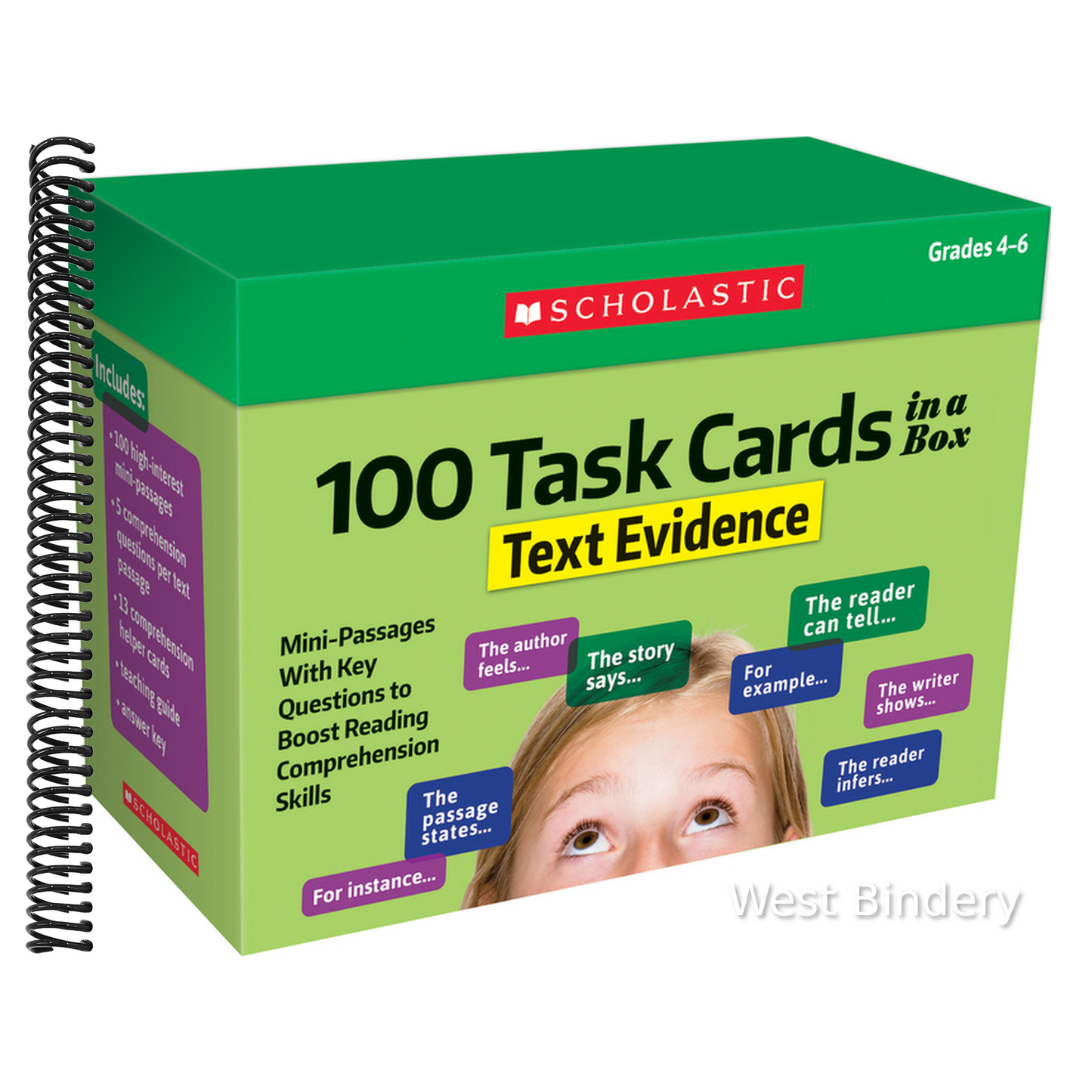 100 Task Cards in a Box: Text Evidence