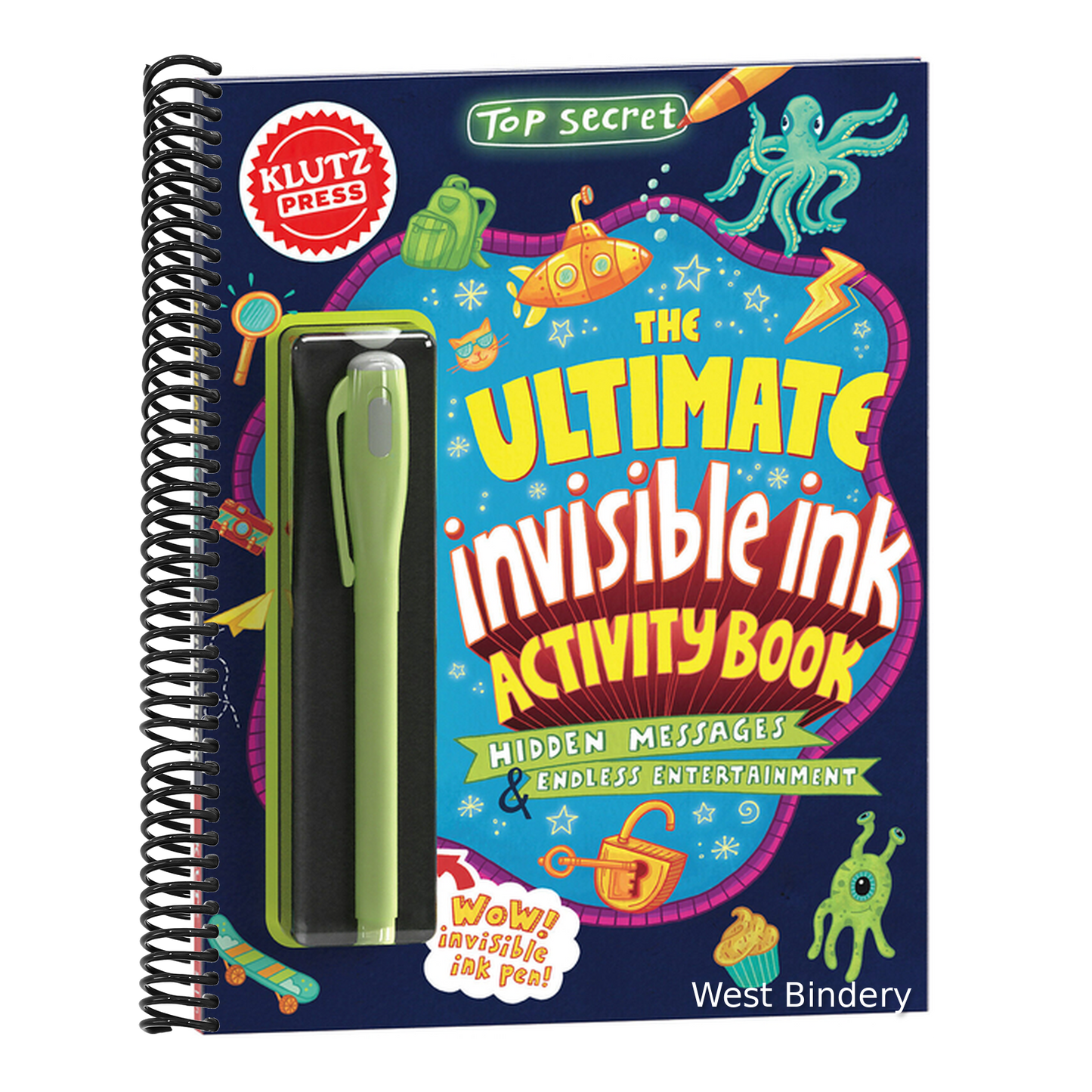 Top Secret: The Ultimate Invisible Ink Activity Book (Klutz Activity Book)