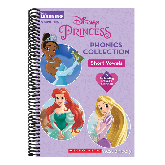 Disney Princess Phonics Collection: Short Vowels (Disney Learning: Bind-Up)