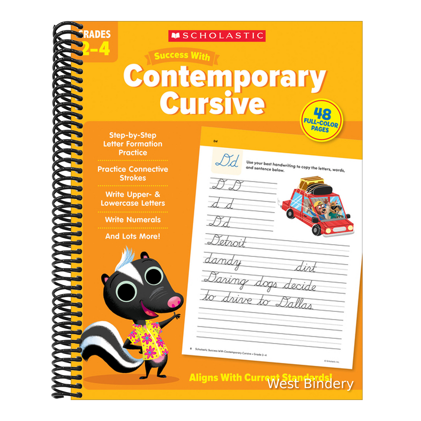 Scholastic Success with Contemporary Cursive Grades 2-4 Workbook