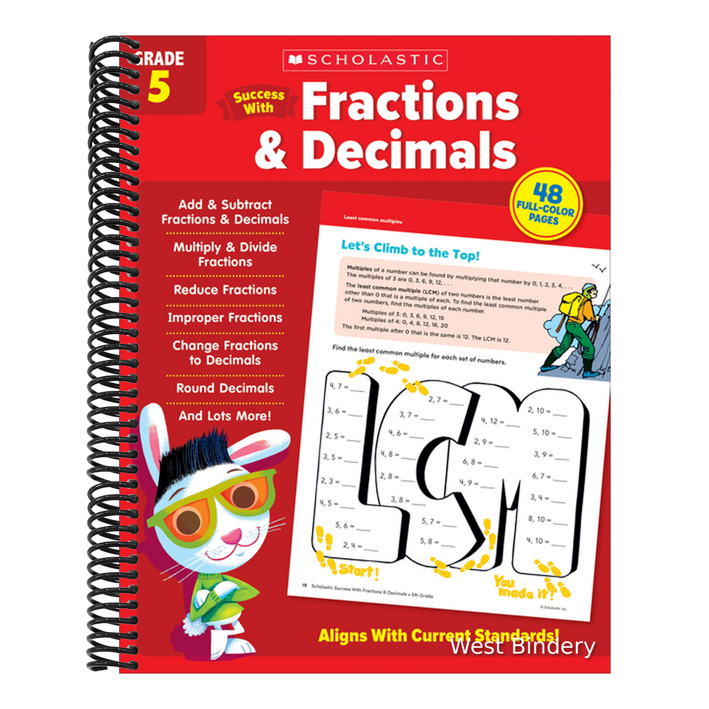 Scholastic Success with Fractions & Decimals Grade 5 Workbook