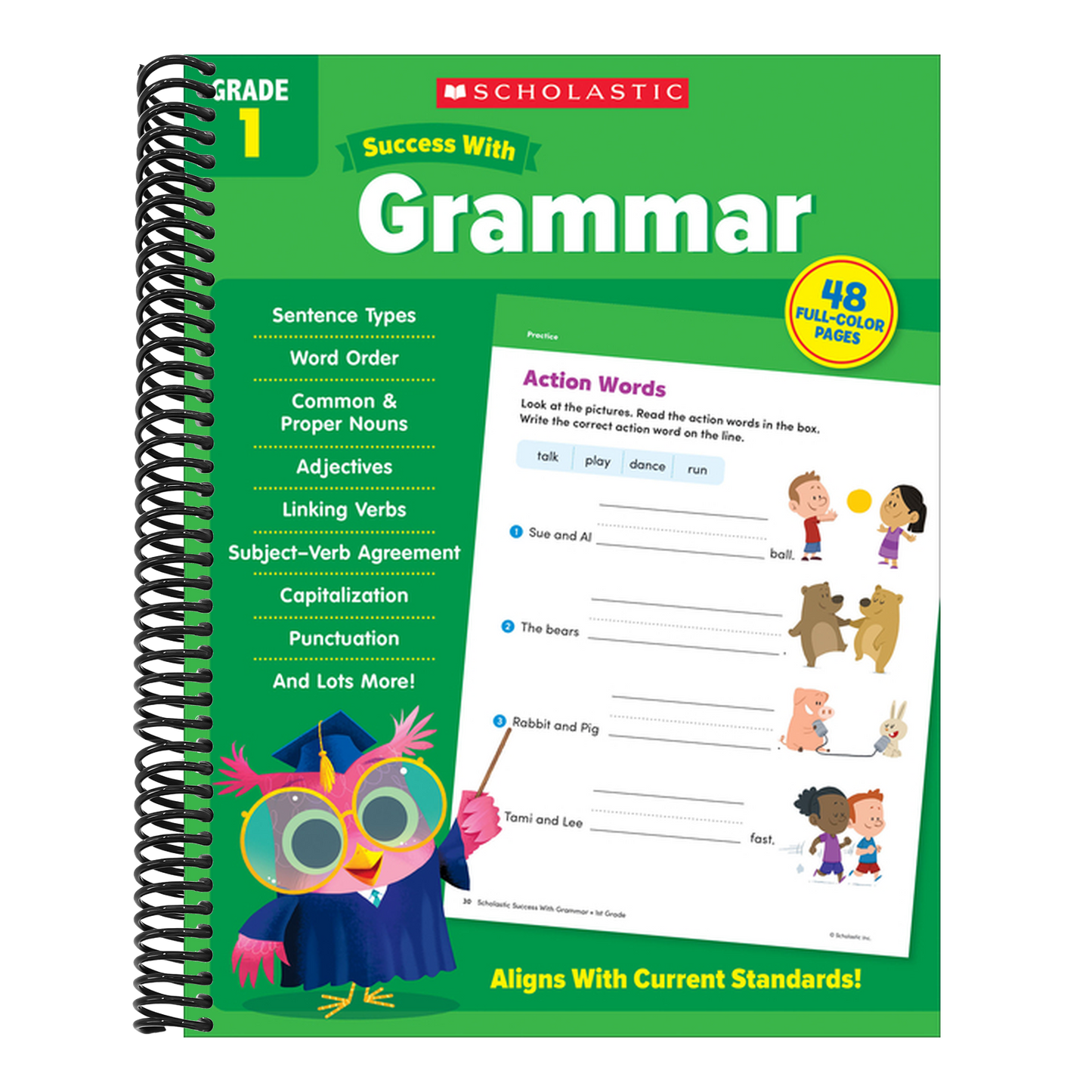 Scholastic Success with Grammar Grade 1 Workbook