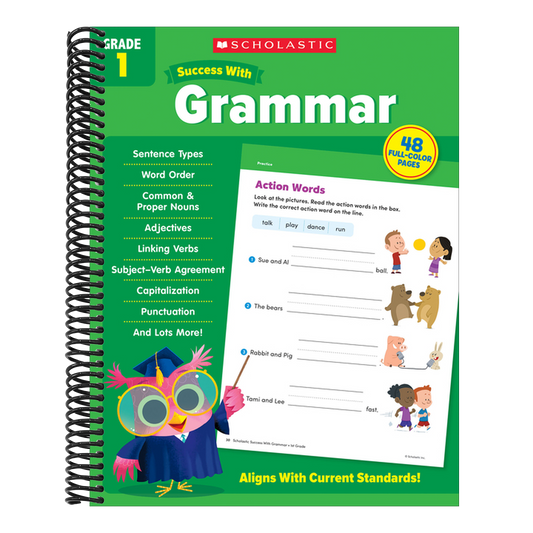 Scholastic Success with Grammar Grade 1 Workbook