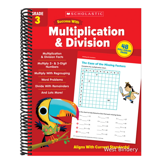 Scholastic Success with Multiplication & Division Grade 3 Workbook