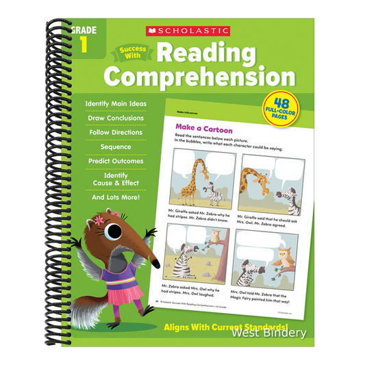Scholastic Success with Reading Comprehension Grade 1 Workbook