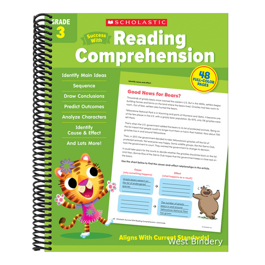 Scholastic Success with Reading Comprehension Grade 3 Workbook