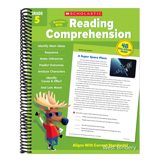Scholastic Success with Reading Comprehension Grade 5 Workbook