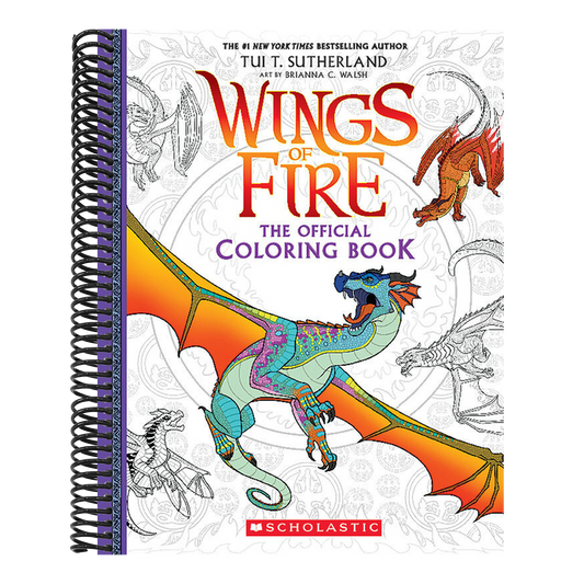 Official Wings of Fire Coloring Book (Spiral Bound)