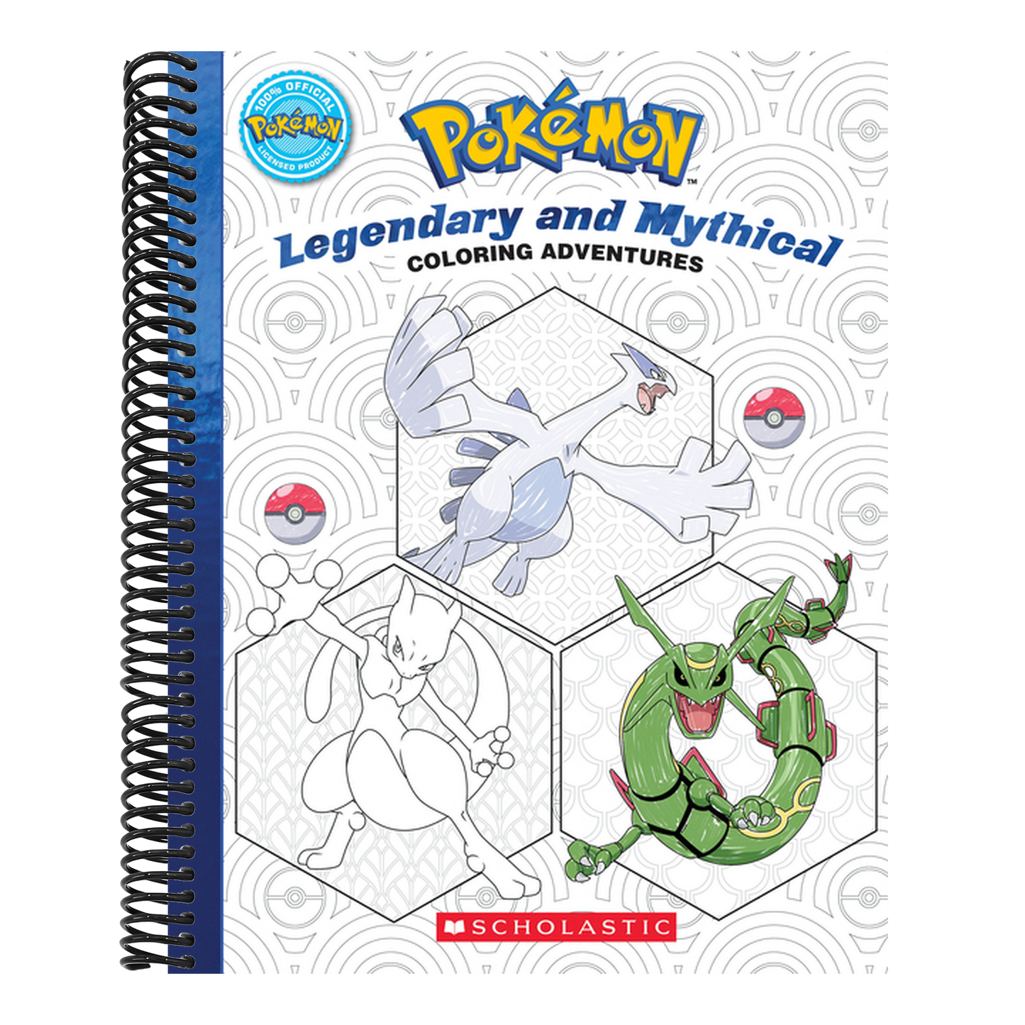 Pokémon Coloring Adventures #2: Legendary & Mythical Pokémon (Spiral Bound)