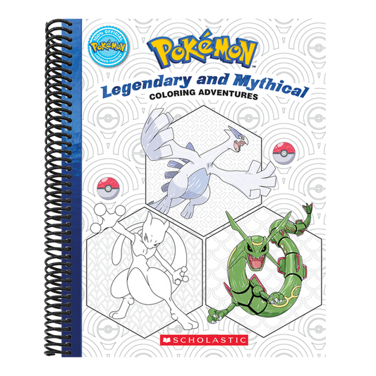 Pokémon Coloring Adventures #2: Legendary & Mythical Pokémon (Spiral Bound)