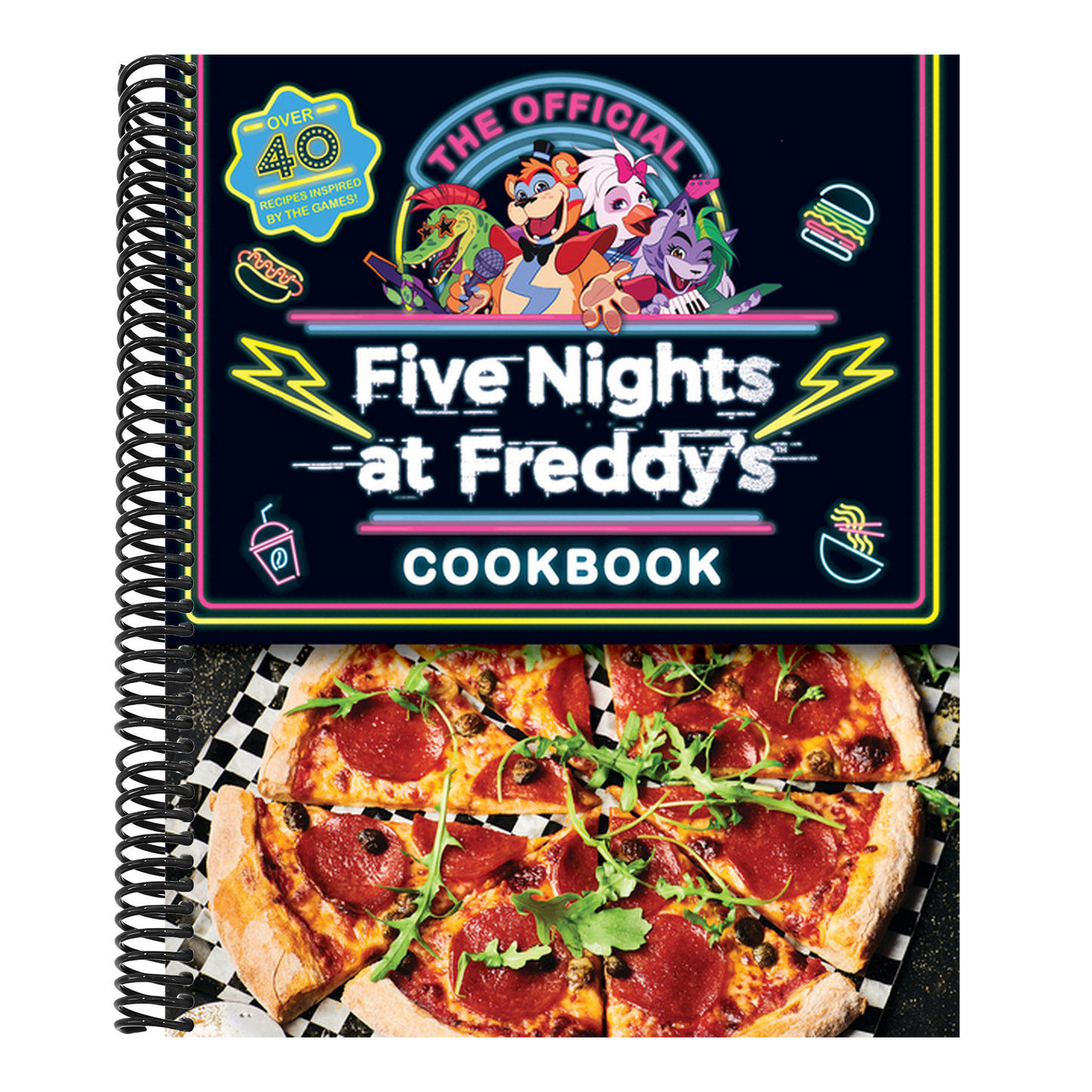 The Official Five Nights at Freddy's Cookbook: An Afk Book (Spiral Bound)