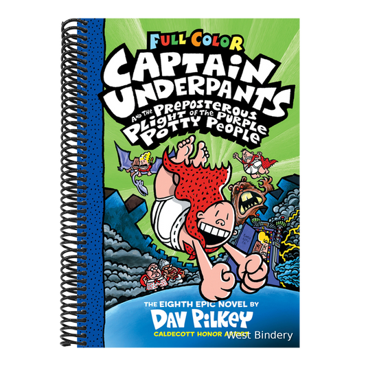 Captain Underpants and the Preposterous Plight of the Purple Potty People: Color Edition (Captain Underpants #8): From the Creator of Dog Man: Volume