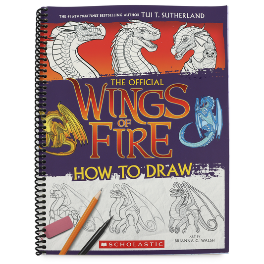 Wings of Fire: The Official How to Draw (Spiral Bound)