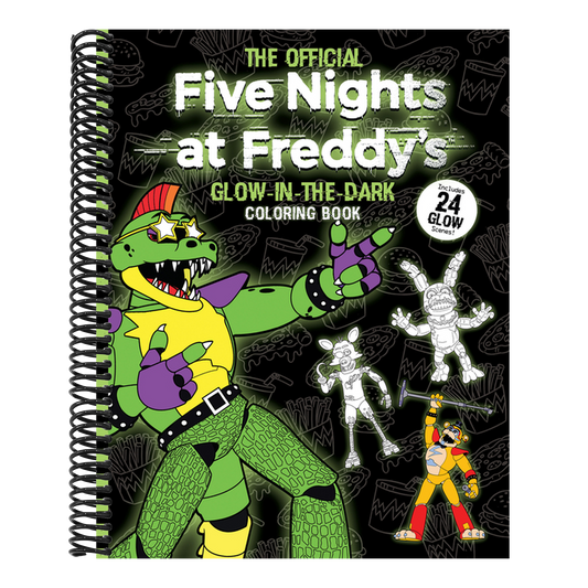 Five Nights at Freddy's Glow in the Dark Coloring Book (Five Nights at Freddy's) (Spiral Bound)
