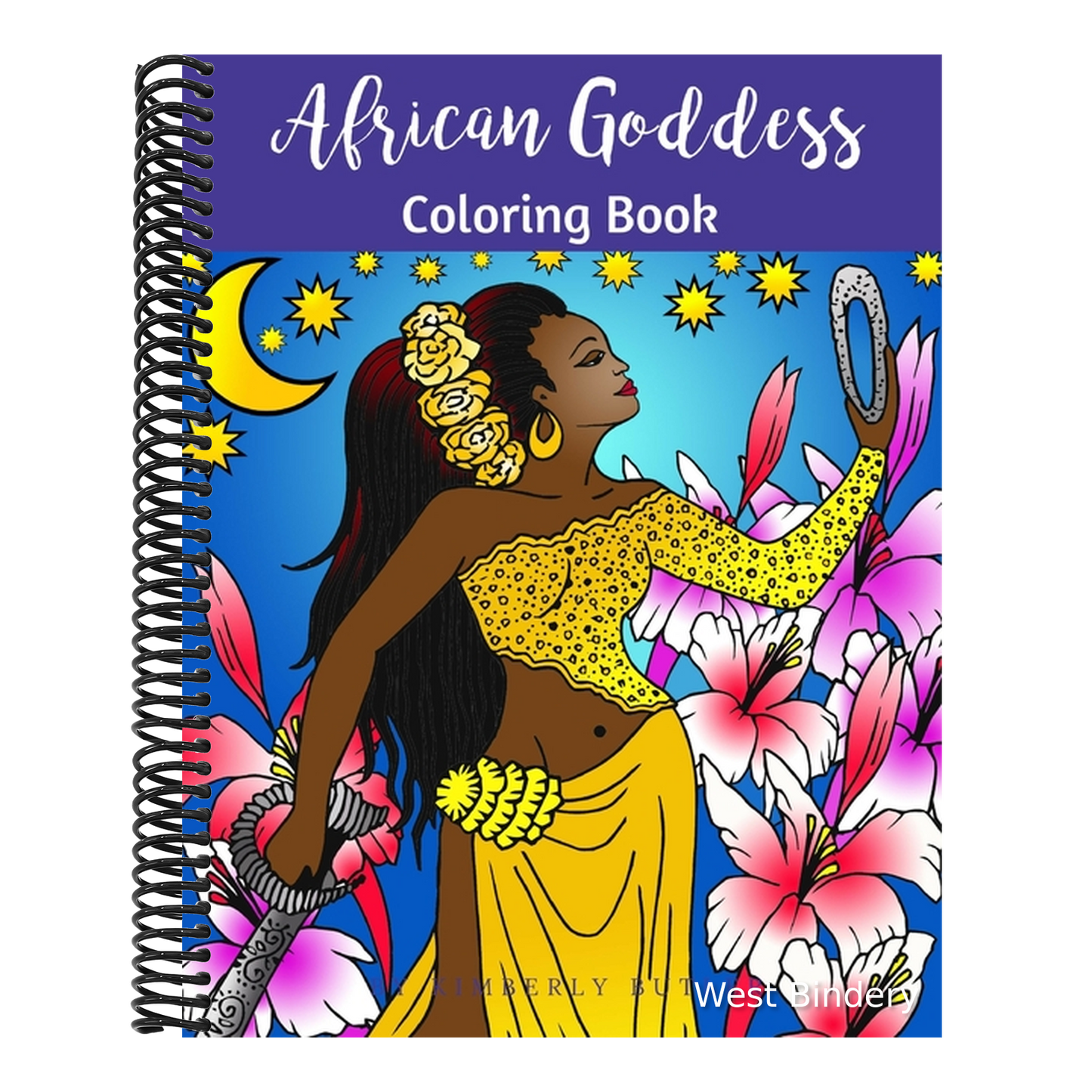 African Goddess Coloring Book