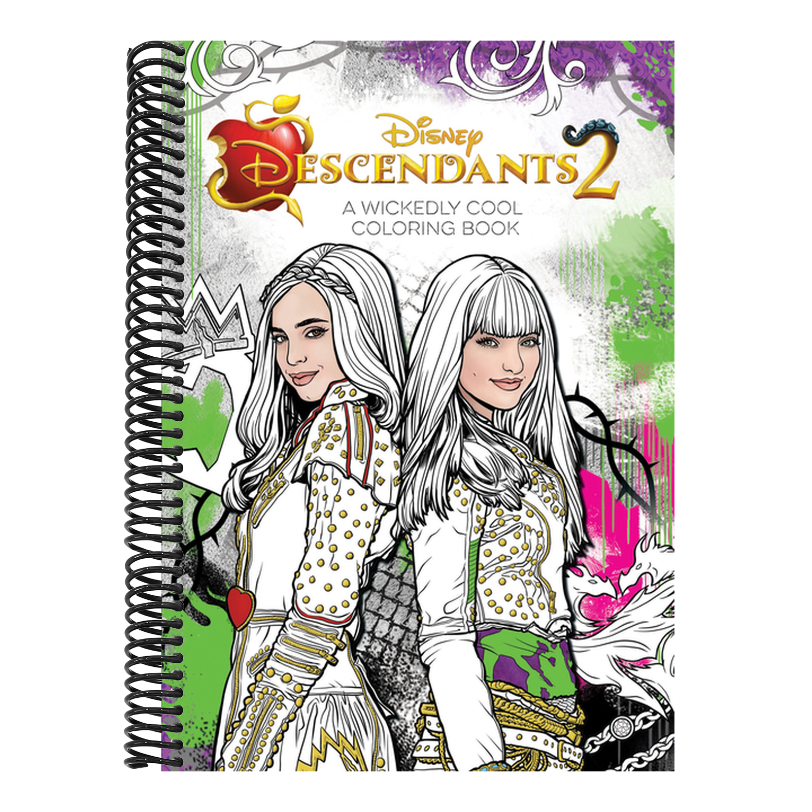 Descendants 2: A Wickedly Cool Coloring Book (Art of Coloring)
