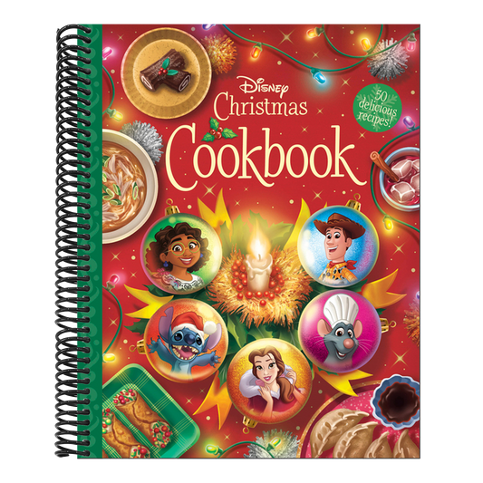 The Disney Christmas Cookbook: 50 Delicious Recipes! (Spiral Bound)