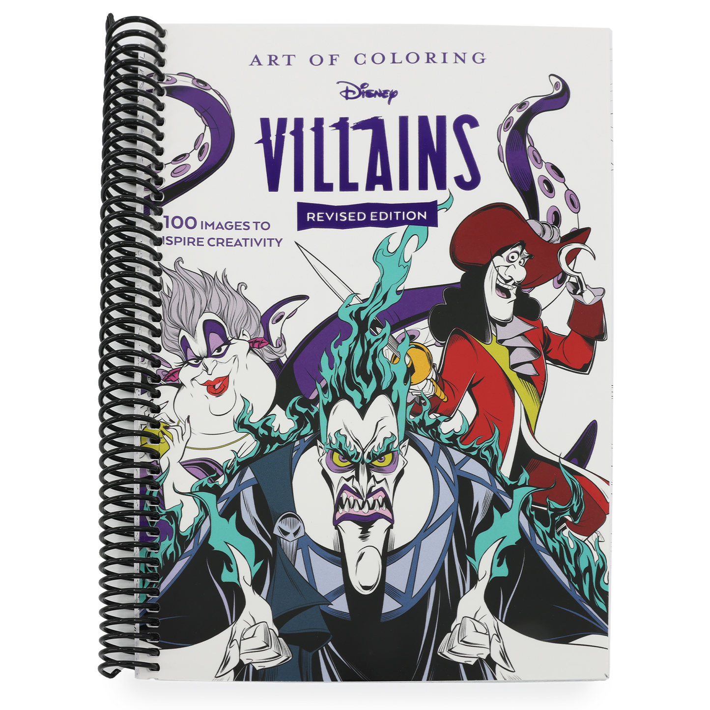 Art of Coloring: Disney Villains (Spiral Bound)