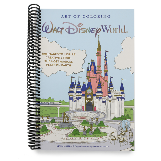 Art of Coloring: Walt Disney World: 100 Images to Inspire Creativity from the Most Magical Place on Earth (Spiral Bound)