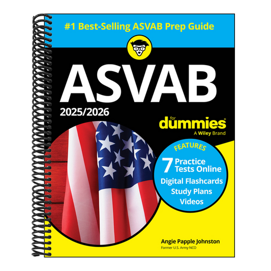 2025/2026 ASVAB for Dummies: Book + 7 Practice Tests, Flashcards, and Videos Online (14TH ed.) (Spiral Bound)
