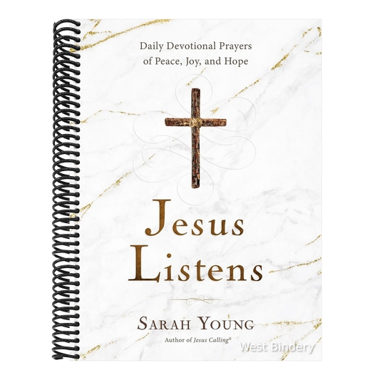 Jesus Listens: Daily Devotional Prayers of Peace, Joy, and Hope (a 365-Day Prayer Book) - The Perfect Christian Gift for Lent and Easter