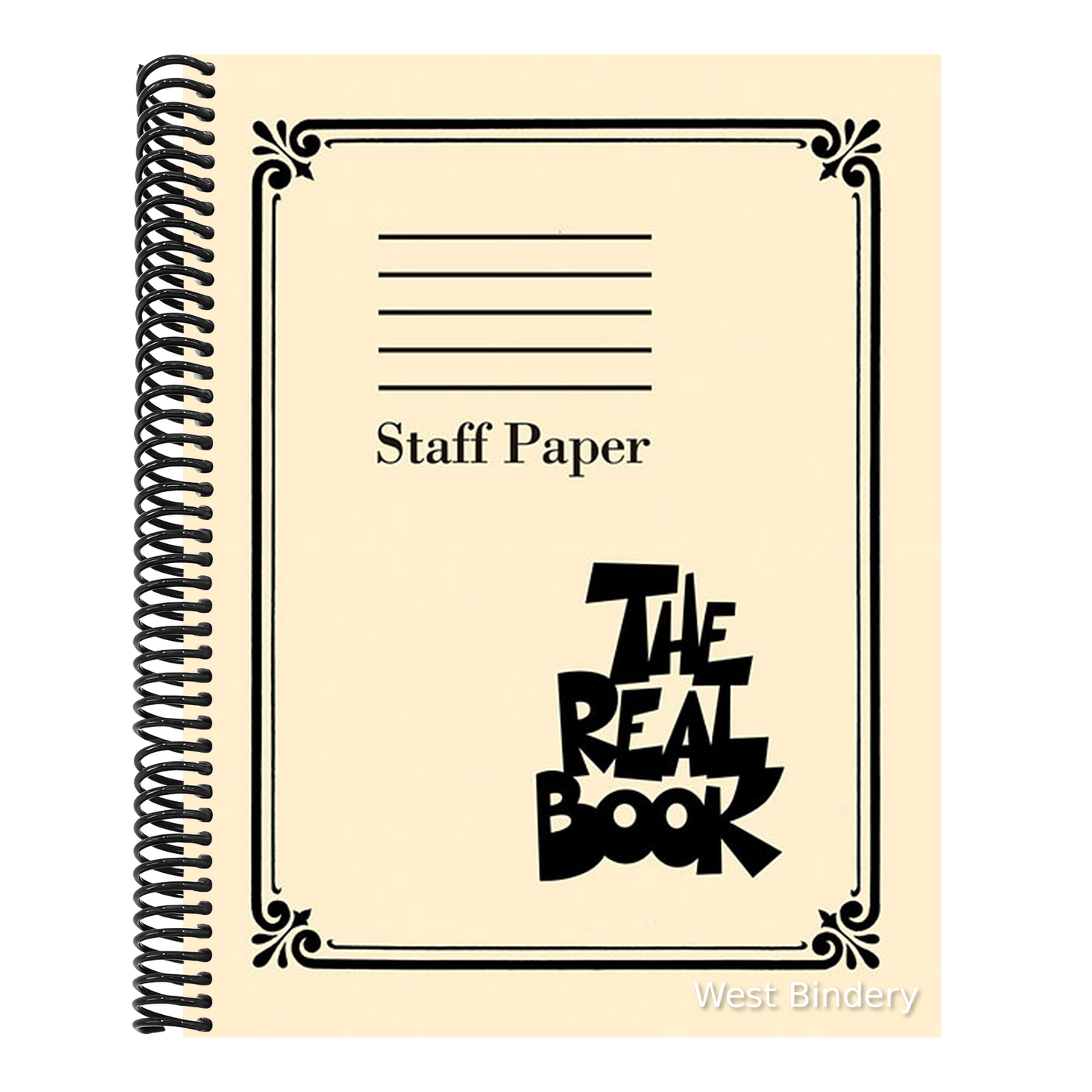 The Real Book Staff Paper 400 Pages of Perforated Manuscript Paper with 9 Staves Per Page Ideal for Composers Songwriters and Music Students Hal Leonard S