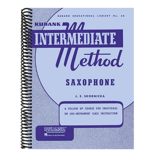 Rubank Intermediate Method Saxophone (Rubank Educational Library 68) - Saxophone Music Book for CL