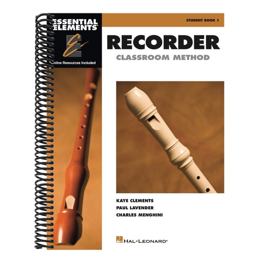 Essential Elements for Recorder Classroom Method Student Book 1 130 Songs Sheet Music with Online Audio and Video Recorder Songbook Hal Leonard Beginn