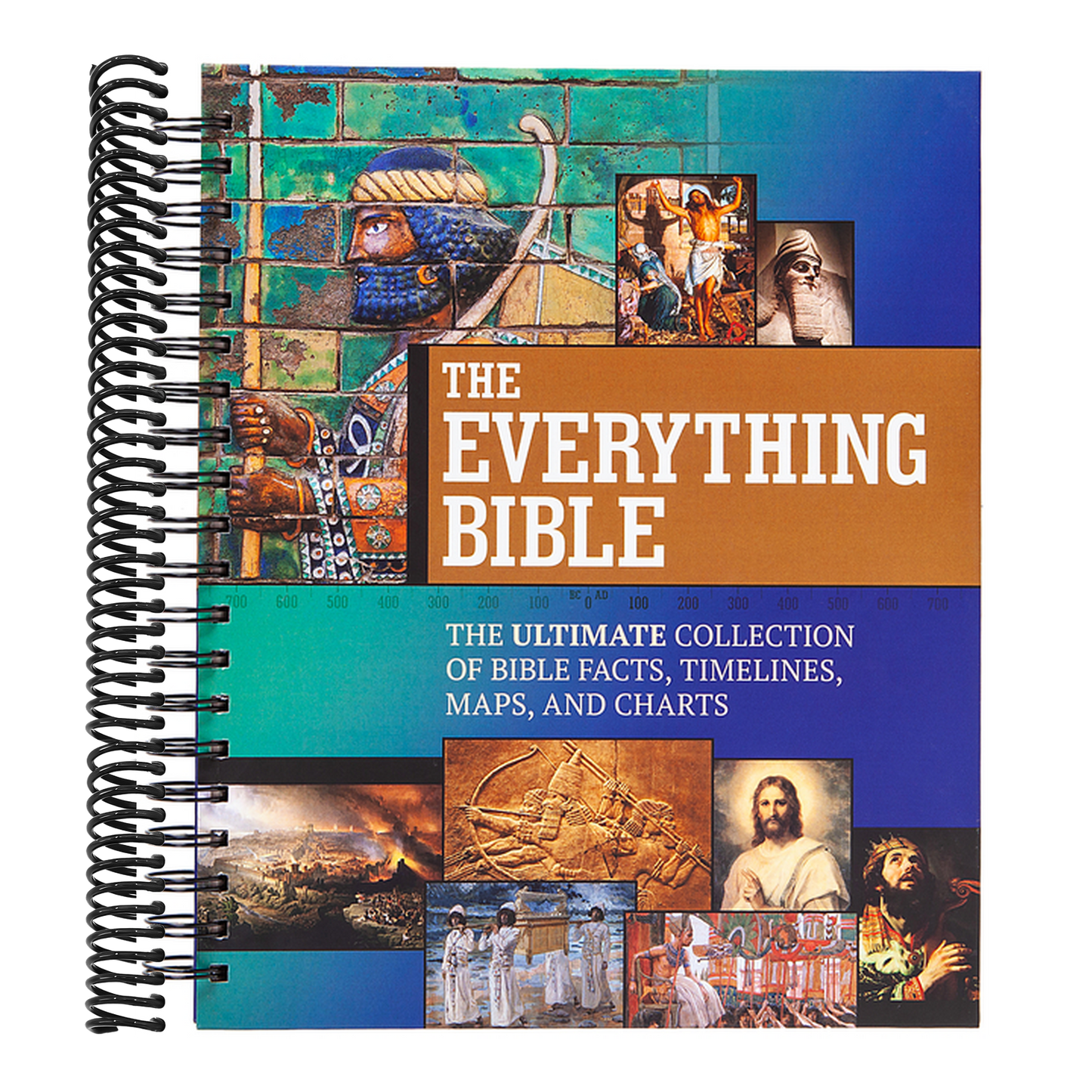 The Everything Bible: The Ultimate Collection of Bible Facts, Timelines, Maps, and Charts (Spiral Bound)