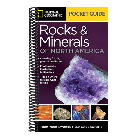 National Geographic Pocket Guide to Rocks and Minerals of North America (Pocket Guides) (Spiral Bound)