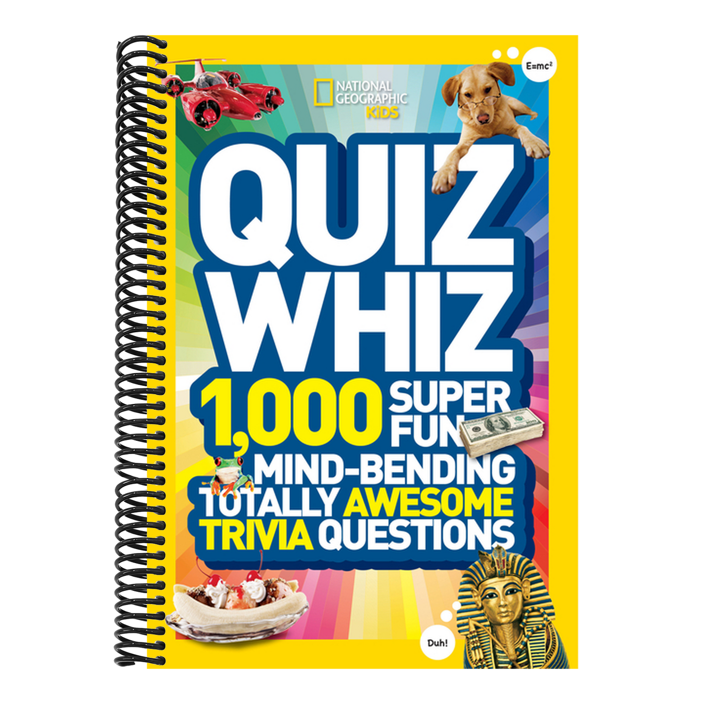 Quiz Whiz: 1,000 Super Fun, Mind-Bending, Totally Awesome Trivia Questions (Quiz Whiz) (Spiral Bound)