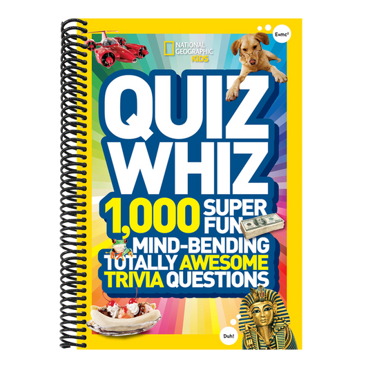 Quiz Whiz: 1,000 Super Fun, Mind-Bending, Totally Awesome Trivia Questions (Quiz Whiz) (Spiral Bound)