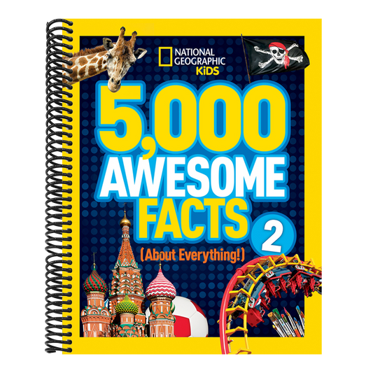 5,000 Awesome Facts (about Everything!) 2 (5,000 Awesome Facts) (Spiral Bound)