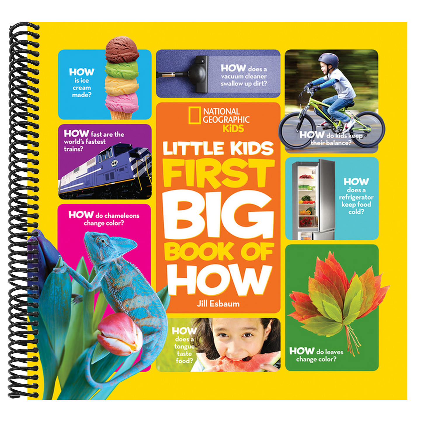 National Geographic Little Kids First Big Book of How (National Geographic Little Kids First Big Books) (Spiral Bound)