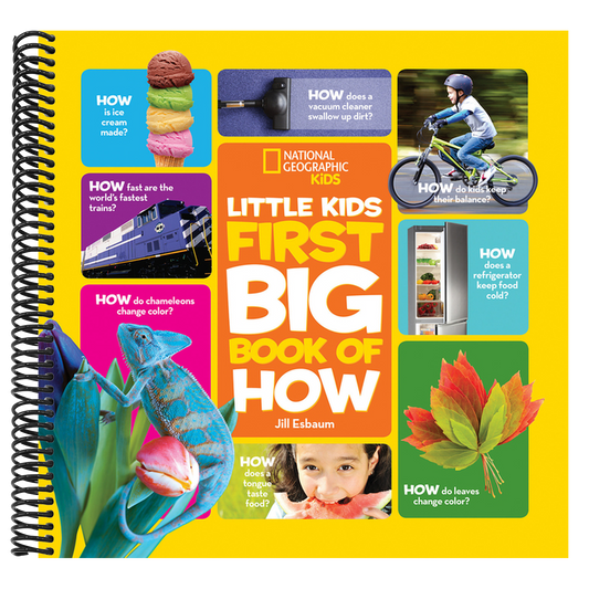 National Geographic Little Kids First Big Book of How (National Geographic Little Kids First Big Books) (Spiral Bound)