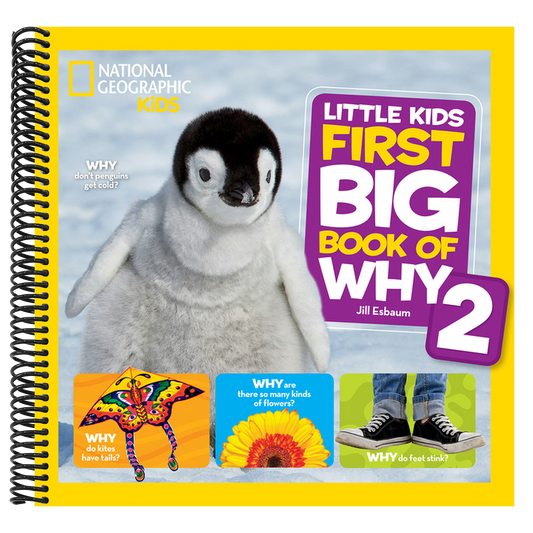 National Geographic Little Kids First Big Book of Why 2: More Questions and Answers about the World for Curious Kids (National Geographic Little Kids First Big Books) (Spiral Bound)