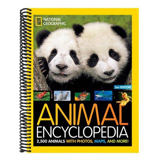 National Geographic Kids Animal Encyclopedia, 2nd Edition: 2,500 Animals with Photos, Maps, and More! (Spiral Bound)