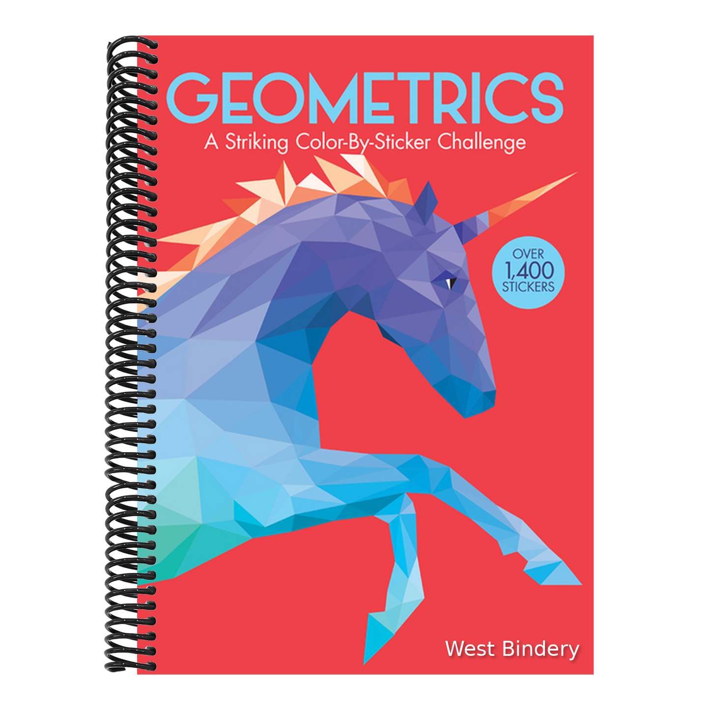 Geometrics: A Striking Color-By-Sticker Challenge