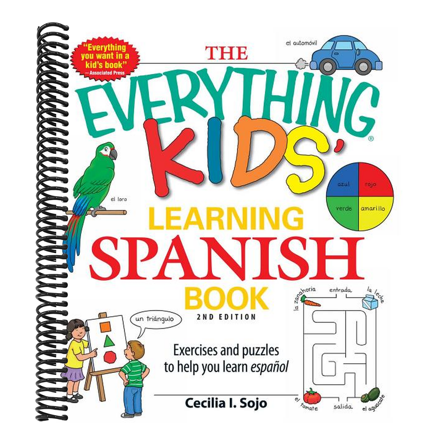 The Everything Kids' Learning Spanish Book: Exercises and Puzzles to Help You Learn Espanol (Everything(r) Kids) (2ND ed.) (Spiral Bound)