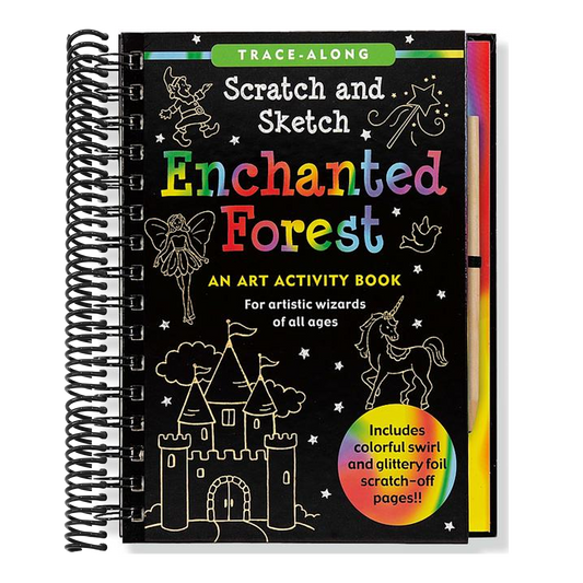 Scratch & Sketch Enchanted Forest (Trace-Along) (Spiral Bound)
