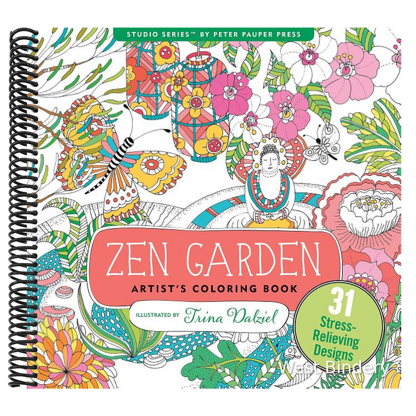 Zen Garden Adult Coloring Book