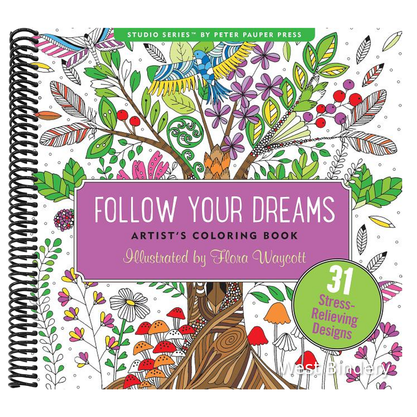 Follow Your Dreams Adult Coloring Book