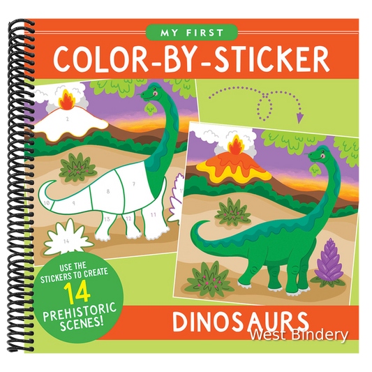 Dinosaurs First Color by Sticker Book