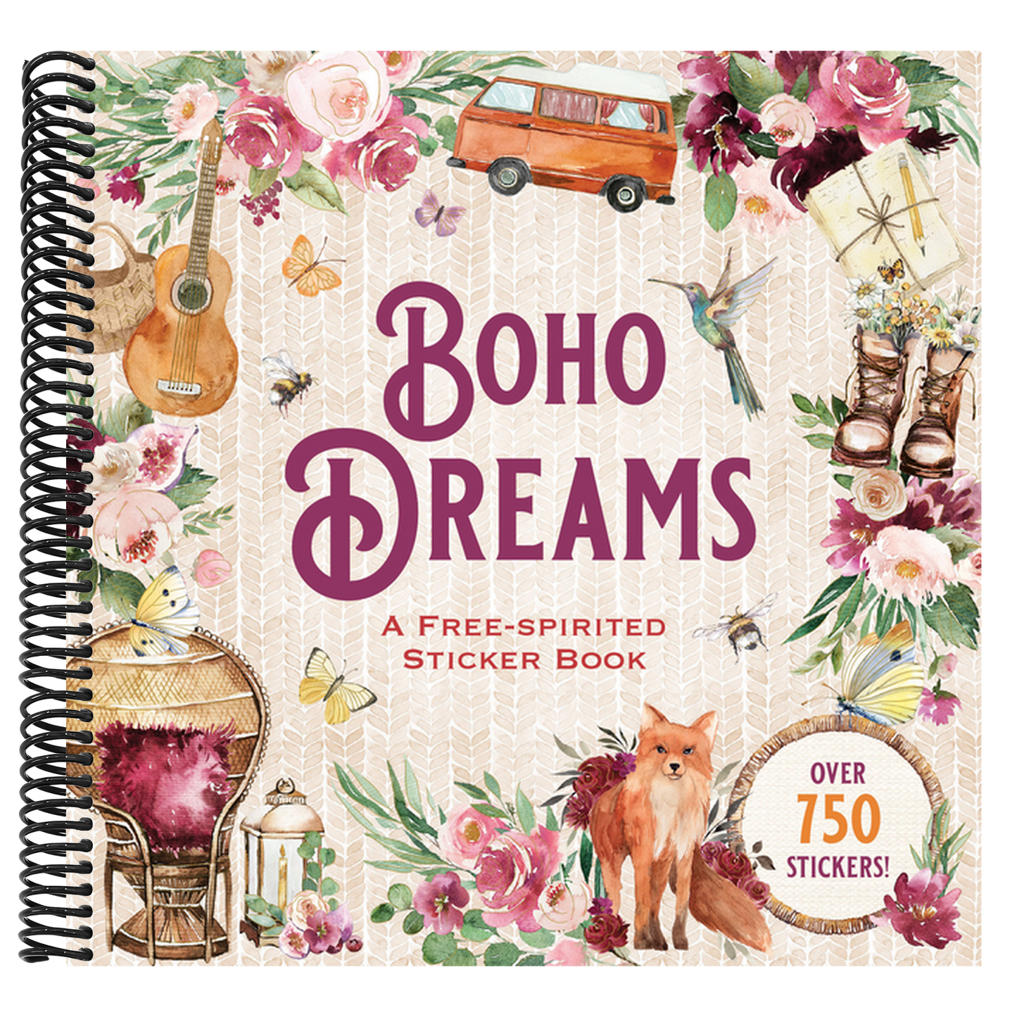 Boho Dreams Sticker Book: A Free-Spirited Sticker Book