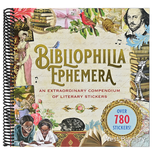 Bibliophilia Ephemera Sticker Book (Over 780 Stickers)