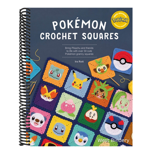 Pokémon Crochet Squares: Bring Pikachu and Friends to Life with Over 30 Cute Pokémon Granny Squares