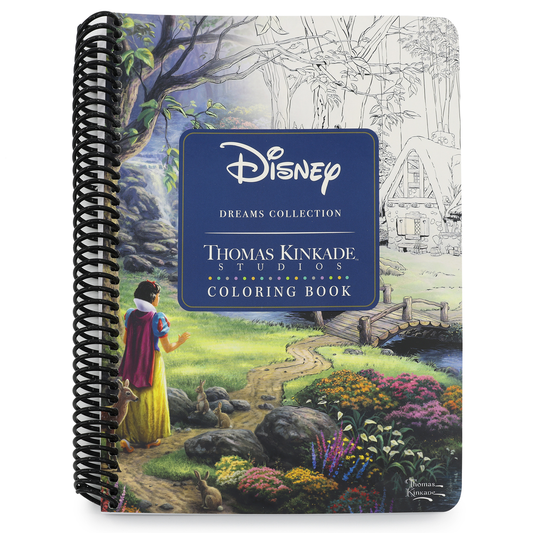 Disney Dreams Collection Thomas Kinkade Studios Coloring Book (Spiral Bound)