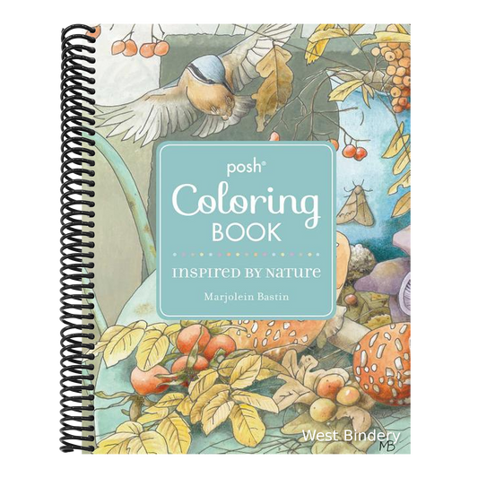 Posh Adult Coloring Book: Inspired by Nature