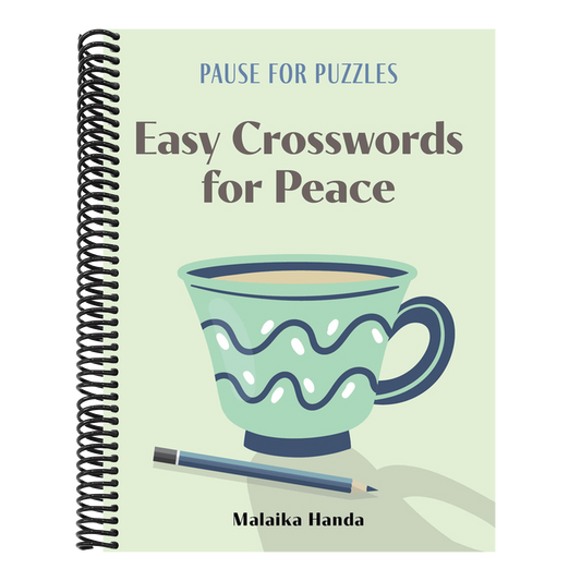 Pause for Puzzles: Easy Crosswords for Peace